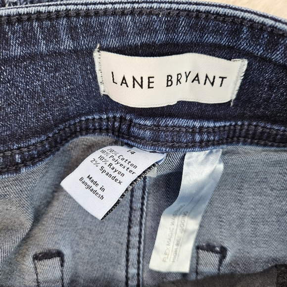 Lane Bryant Flex Magic Waistband High Rise Jegging Three Button Plus Size 14 - Picture 4 of 7